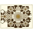 thumbnail image 3 of Vision Studio 18x15 Black Modern Framed Museum Art Print Titled - French Marquetry III, 3 of 5