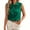 Green-15, variant on Bow Tie Neck Tops for Women Sleeveless Silk Satin Blouses Dressy Casual Loose Fit Tops Spring Summer Dress Shirts