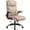 Beige, variant on STACOO High Back Executive Office Chair 400lbs, Big and Tall Ergonomic Desk Chair with Lumbar Support & Flip-up Armrests, PU Leather Swivel Chair with Adjustable Height – Black