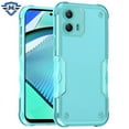 thumbnail image 2 of Designed for Motorola Moto G Power 5G 2024 Back Hybrid Slim Fit Thin Lightweight Hard PC Bumper Frame 2in1 Shockproof Armor Protection Phone Case Cover [Teal Mint], 2 of 11
