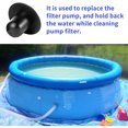 thumbnail image 5 of Swimming Pool Accessories Tube Holder Pool Wall Valve Cap Filter Plug Soft Plug Black 4 PCS, 5 of 5