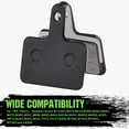 thumbnail image 2 of SUTENGDA 4 pairs Bike Brake Pads  High-Performance Brake Pads  Disc Brake Pads & Spring (Semi-Metallic) for Mountain Bike Disc Brakes Bike Pads Compatible with TRP Tektro Shimano Deore Br, 2 of 6