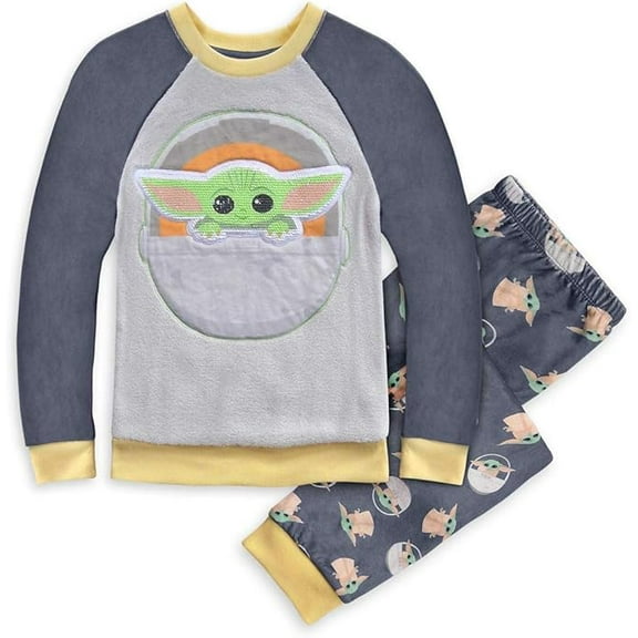 STAR WARS Grogu (The Child) Fleece Pajama Set for Boys – The Mandalorian  Size 4