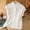 White, variant on pstuiky Womens Summer Tops Oversized Short Sleeve Solid Color Women'S Blouses Lightweight Loose Fit Crew Neck Clothes Outfits Workout Tops for Women