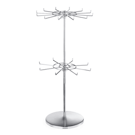 POLMART Rotating Jewerly Display Stand Adjustable Heavy Duty Earrings Rack E201