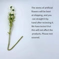 thumbnail image 6 of GRNSHTS 12Pcs Artificial Daisy Flowers 20" Outdoor UV Resistant Silk Flowers Fake Wildflowers Faux Greenery Shrubs Plants with Stems Arrangements for Home Garden Vase Decor (White), 6 of 6