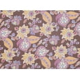 thumbnail image 2 of Zelouf Lawn Print  , Sewing, DIY, Crafts Fabric by the Yard, 285 Choc/yellow, 5 Yard, 2 of 2