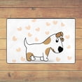 thumbnail image 3 of Bathroom Rug Non-Slip Mat, Super Soft Absorbent Bath Mat - Cartoon Dog Heart Flannel Non-Slip Floor Mat, 36"x24", 3 of 8