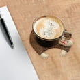 Creative Cartoon Animal Wool Tea Handmade Cute Anti Scald Water Cup Mat
