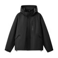 thumbnail image 5 of Windbreaker Jacket Women Lightweight Long Sleeve Windproof Waterproof Zip Up Hooded Hiking Jackets with Pockets, 5 of 5