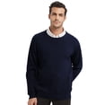 thumbnail image 3 of TOPTIE Chandail à Col Rond en Coton Doux à Manches Longues pour Hommes, 3 of 8