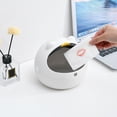 thumbnail image 4 of Neinkie Modern Plastic Mini Trash Can with Lid Wastebasket for Bathroom Vanity, Desktop, Tabletop or Coffee Table - Dispose of Cotton Rounds, Makeup Sponges, Tissues, 4 of 7
