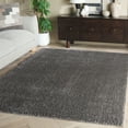 thumbnail image 2 of SAFAVIEH Penelope Kady Solid Shag Area Rug, Grey, 8' x 10', 2 of 8