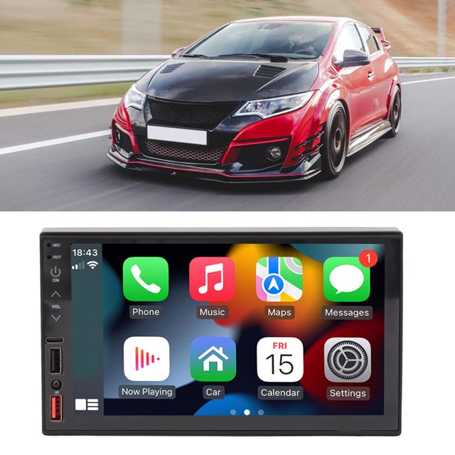 Estéreo para automóvil Mirror Link conexión de radio RDS de 7 pulgadas reproductor multimedia para automóvil para vehículo