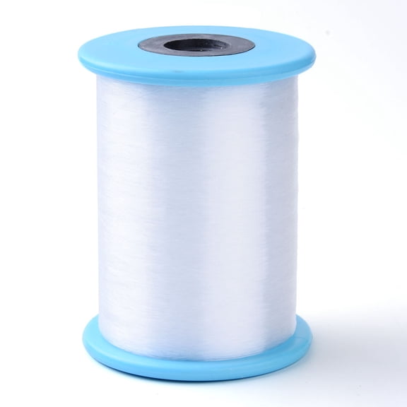 Fishing Thread Nylon Wire White 0.8mm about 218.72 yards(200m)/roll