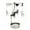 Deer, variant on AOOOWER Snowflake Deer Candle Holder Creative Rotating Candlestick Spinning Light Holder