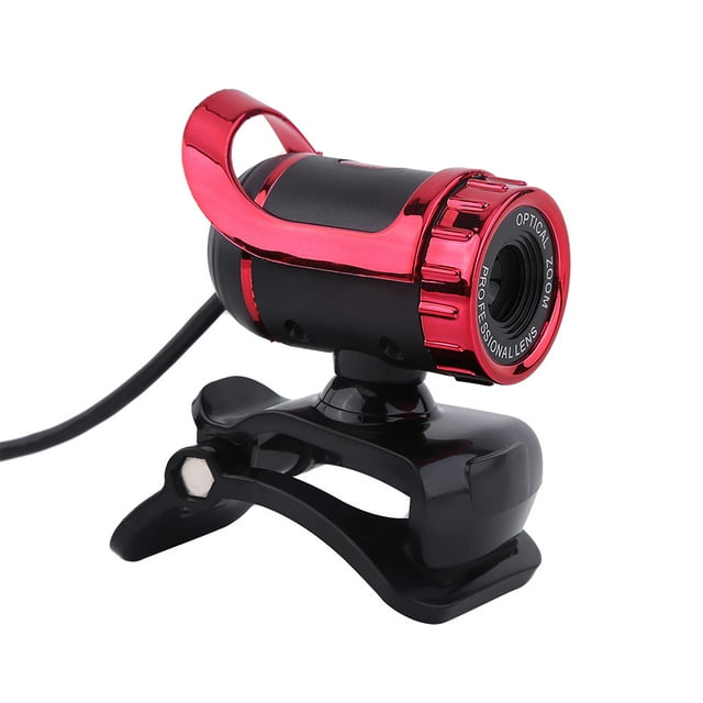 HD Webcam, USB 2.0 0. Webcam 360 Rotating with Microphone for PC Laptop Desktop Video Calling Conferencing Recording
