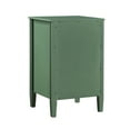 thumbnail image 4 of JERFIT Winston 2-Drawer Nightstand with Open Shelf, Antique Green Bedside Table, No Assembly Required, 4 of 10