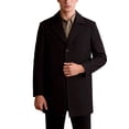 thumbnail image 4 of Gfyviroh Men's Mid-Length Trench Coat Lightweight Solid Button Front Casual Jacket Long Sleeve Lapel Business Office Coat, 4 of 8
