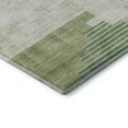 thumbnail image 3 of Addison Rugs Mayfield Premium Machine Washable Transitional Geometric Sage Rectangle Rug, 3' x 5', 3 of 7