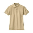 thumbnail image 5 of Mafoose Womens Heavyweight Cotton Pique Polo Shirt Stone 2XL, 5 of 6