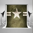 thumbnail image 1 of EREHome Polyester Fabric 5x7ft Five Star Photography Backdrops National Day Photo Background, 1 of 2
