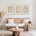 thumbnail image 2 of Botanical Farmhouse Wall Art Set, Framed Boho Plant Wall Decor, Neutral Minimalist Floral Wall Painting, Rustic Wildflower Canvas Art Prints for Living Room, Bedroom, Bathroom - Large 16"x24"x3, 2 of 7