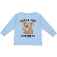 thumbnail image 3 of Inktastic Adorable Koala-fied Cuteness Baby and Kids Boys or Girls Long Sleeve Toddler T-Shirt, 3 of 5