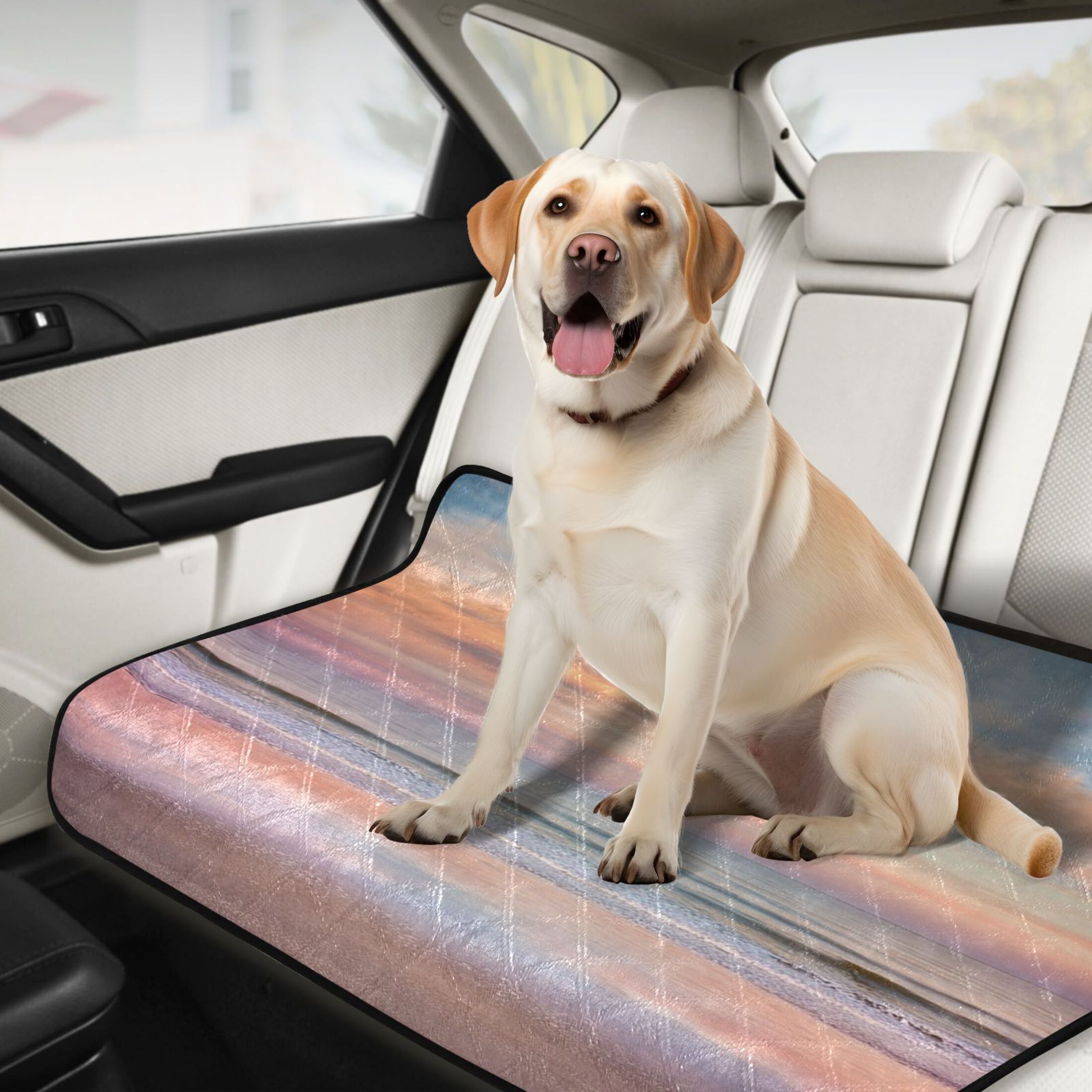 IAUYY Washable Pee Pads for Dogs Medium+Large Absorbent and Leak-Proof Non-Slip Reusable Puppy Pee Pads for Dogs Applicable to Playpen Potty Crate at Sunset
