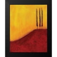 thumbnail image 2 of Giordano, V. 20x24 Black Modern Framed Museum Art Print Titled - Trees on a Hill, 2 of 5