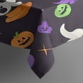 thumbnail image 3 of Cute Halloween Icons Pattern Rectangle Tablecloth 60"x84",Waterproof Polyester Rectangle Table Cloth, Wipeable Spillproof Polyester Tablecloth for Dining, Camping, Indoor and Outdoor, 3 of 5