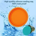 thumbnail image 4 of 6Pcs 1.6 oz Salad Dressing Container Leak-Proof Condiment Cups Container with Silicone Lid for Picnic Travel Work, 4 of 9