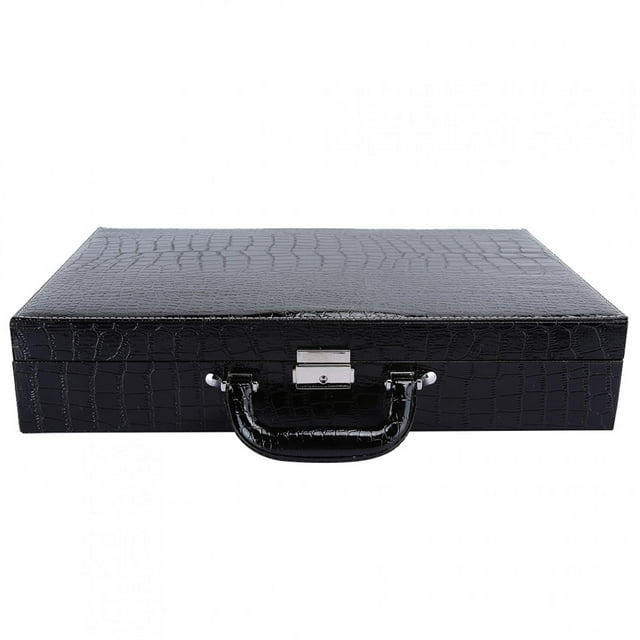 Birthday Presents Large Space Watch Storage Suitcase, With Key 24 Grid Suitcase Watch Storage Box, For Men Women Travel Sunglasses Ring