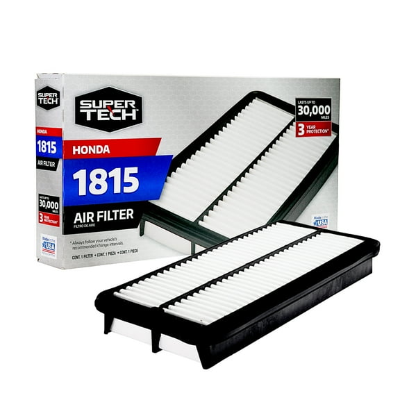 Super Tech 1815 Engine Air Filter, Replacement Filter for Acura and Honda Fits select: 2003-2007 HONDA ACCORD, 2006 ACURA 3.2TL