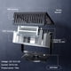thumbnail image 3 of Calentador portátil para automóvil, desempañador de parabrisas de 12 V, calentador y ventilador de refrigeración para automóvil, calentamiento rápido, bajo nivel de ruido, 3 of 6