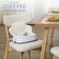 thumbnail image 4 of Dream On Me Cozy Pod Booster Seat with Removable Cover, White, 4 of 7