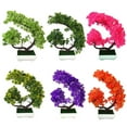 thumbnail image 2 of Artificial Flower Pine Plant Bonsai Garden DIY Holiday Party Home Desktop Decor, 2 of 7