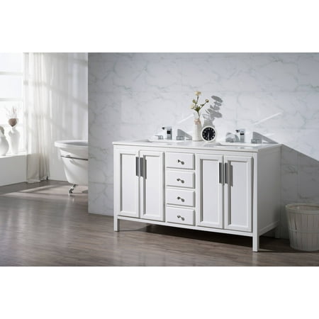 Emily 59 Inch Double Sink Bathroom Vanity - Walmart.com