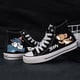 thumbnail image 2 of Primavera y otoño Nuevos zapatos de lona de caña alta para hombres de marca compartida Tom y Jerry Zapatos de pareja de estudiantes versátiles de moda de estilo coreano para mujeres ins, 2 of 4