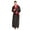 Black/Burgundy, variant on Mens Robes Big and Tall Full Length Shawl Collar Long Plush Robe (Camouflage,XXL)