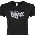 thumbnail image 3 of Bratz - Bling'd Out Logo - Juniors Fitted Graphic T-Shirt, 3 of 5