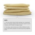 thumbnail image 5 of Esponjas de lufa orgánicas naturales Esponjas exfoliantes grandes para baño de ducha Lufa Luffa Loofa Esponjas para depuradores corporales para spa Baño de belleza y piel radiante, paquete de 4, 5 of 5