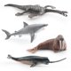 thumbnail image 1 of Juego de figuras de animales marinos genéricas realistas de PVC para niños, 4 piezas, 1 of 3