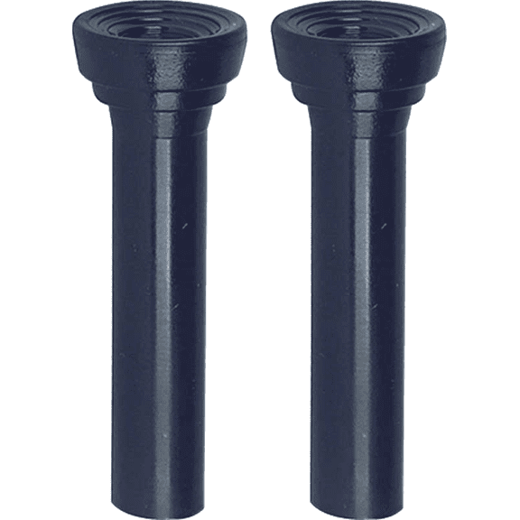 OER Glue-On Black Door Lock Knob Set 1967-1986 Chevy and GMC Pickup Trucks