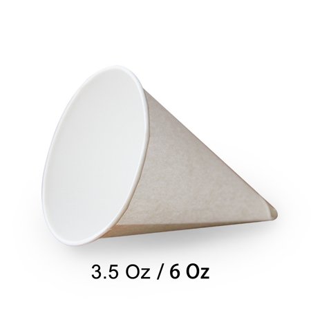 Taluosi Cone Cup Eco-friendly Waterproof Paper Cone Paper Cup for Home