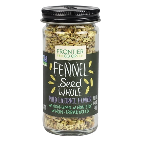 Frontier Culinary Spices Whole Fennel Seed, 1.41-Ounce Bottle