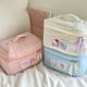 thumbnail image 4 of Bolsa de cosméticos Kawaii de Hello Kitty Sanrio, bolsa de viaje portátil, bolsa de aseo portátil de gran capacidad, almacenamiento de productos de cuidado, 4 of 5