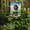 thumbnail image 2 of Black and Tan Coonhound Easter Egg Hunt Garden Flag 11.25 in x 15.5 in, 2 of 5