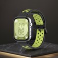 thumbnail image 4 of Pulsera con correa de silicona bicolor transpirable para accesorios Huawei Watch Fit 3, 4 of 5