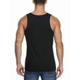 thumbnail image 4 of ANLIQI Men's Tank Top Rayon Made from Bamboo Undershirts Tank Shirt Crew Neck A-Shirt for Men (3 Pack Black, M), 4 of 6